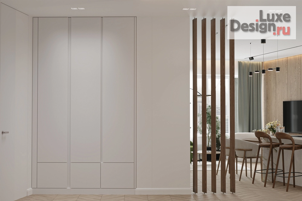 Дизайн интерьера двухкомнатной квартиры "CLEVER PARK - IV" (фото 7)