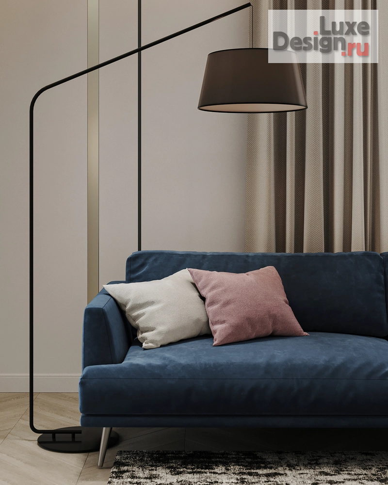 Дизайн интерьера трехкомнатной квартиры "ЖК АТМОСФЕРА " (фото 7)