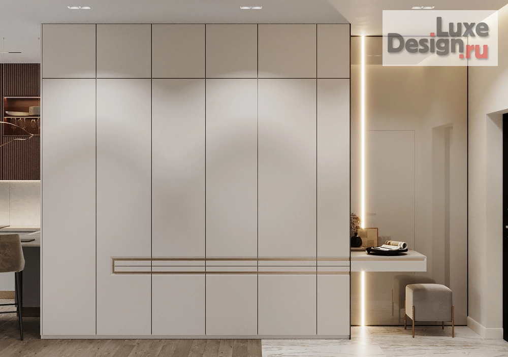 Дизайн интерьера четырехкомнатной квартиры "ПАРК СТОЛИЦ" (фото 14)