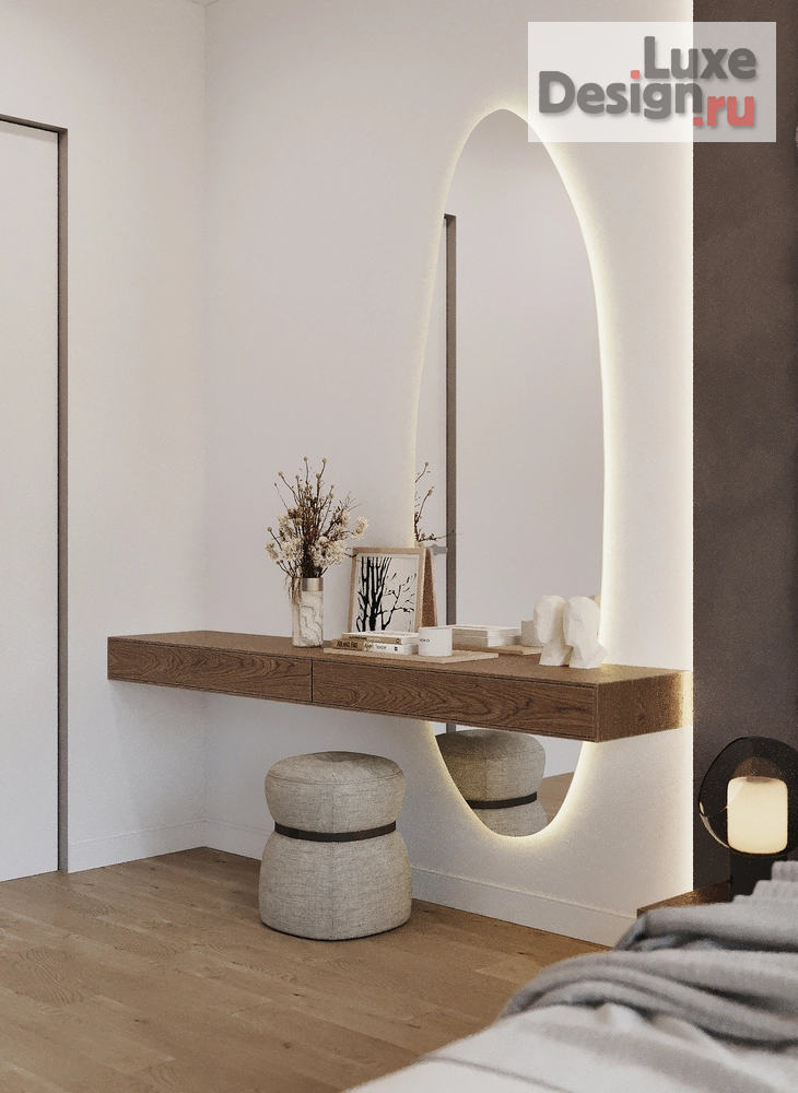 Дизайн интерьера четырехкомнатной квартиры "ПАРК СТОЛИЦ" (фото 17)