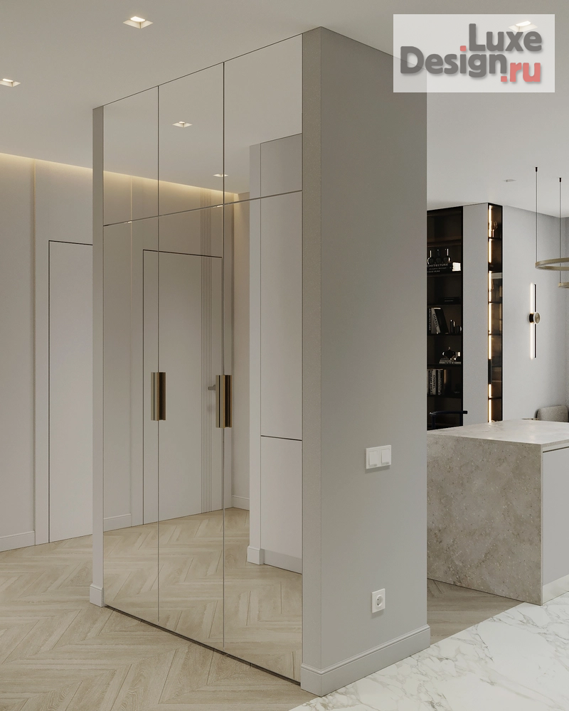 Дизайн интерьера трехкомнатной квартиры "ЖК АТМОСФЕРА " (фото 17)