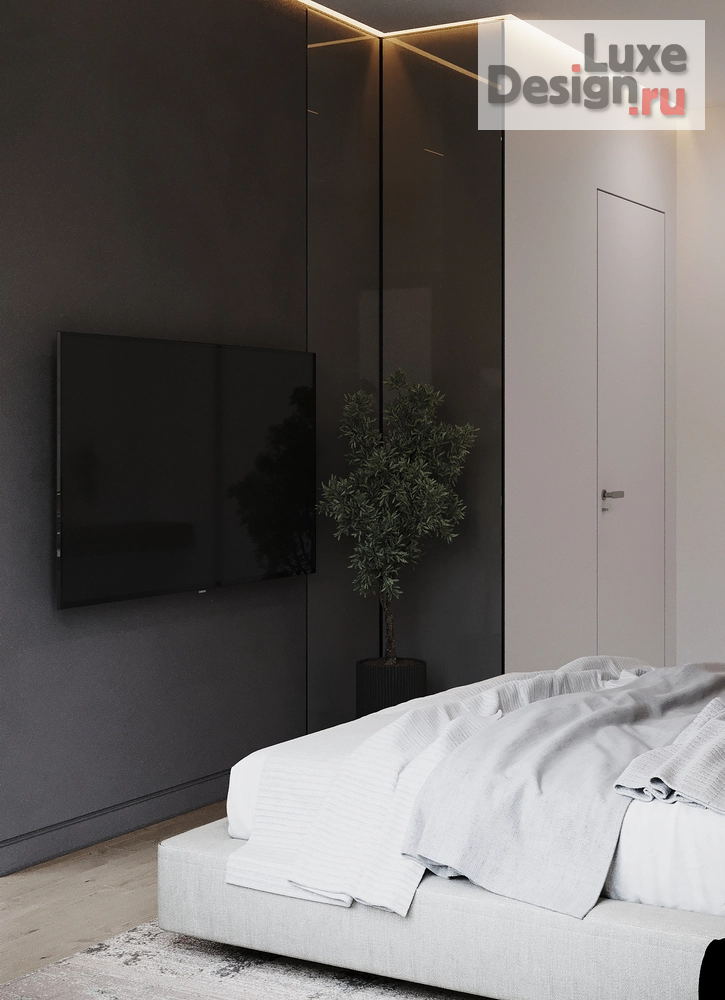 Дизайн интерьера четырехкомнатной квартиры "ПАРК СТОЛИЦ" (фото 19)