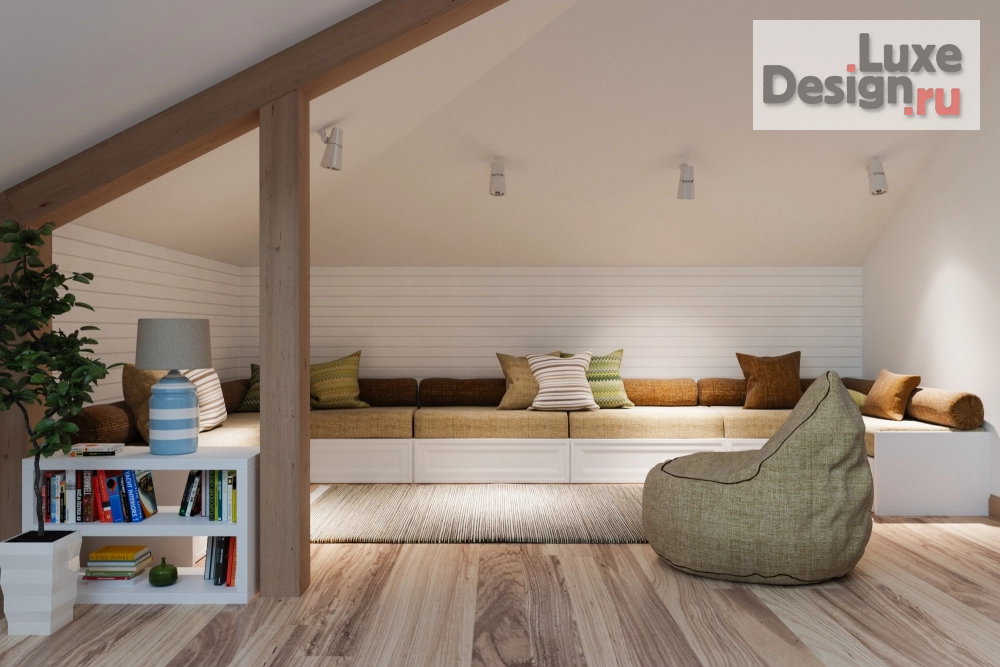 Дизайн интерьера загородного дома "Диалог под крышей " (фото 2)