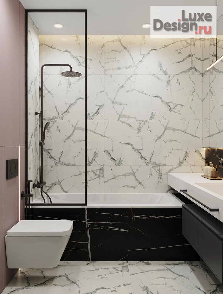 Дизайн интерьера трехкомнатной квартиры "ЖК АТМОСФЕРА " (фото 23)