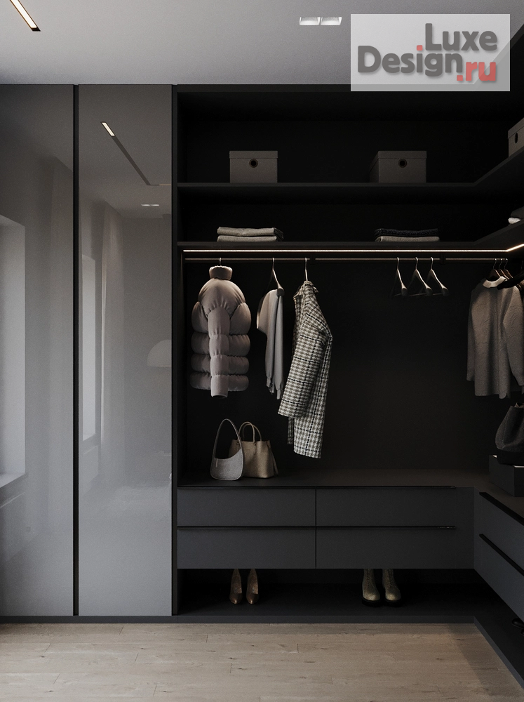 Дизайн интерьера четырехкомнатной квартиры "ПАРК СТОЛИЦ" (фото 25)