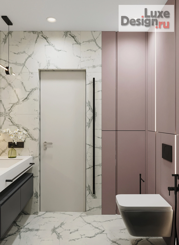 Дизайн интерьера трехкомнатной квартиры "ЖК АТМОСФЕРА " (фото 24)