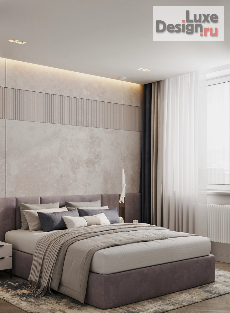 Дизайн интерьера трехкомнатной квартиры "ЖК АТМОСФЕРА " (фото 30)