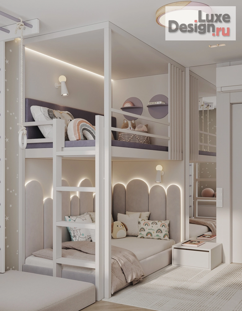 Дизайн интерьера трехкомнатной квартиры "ЖК АТМОСФЕРА " (фото 38)