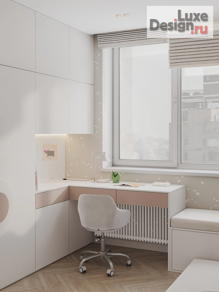 Дизайн интерьера трехкомнатной квартиры "ЖК АТМОСФЕРА " (фото 40)