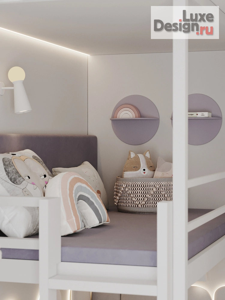 Дизайн интерьера трехкомнатной квартиры "ЖК АТМОСФЕРА " (фото 41)