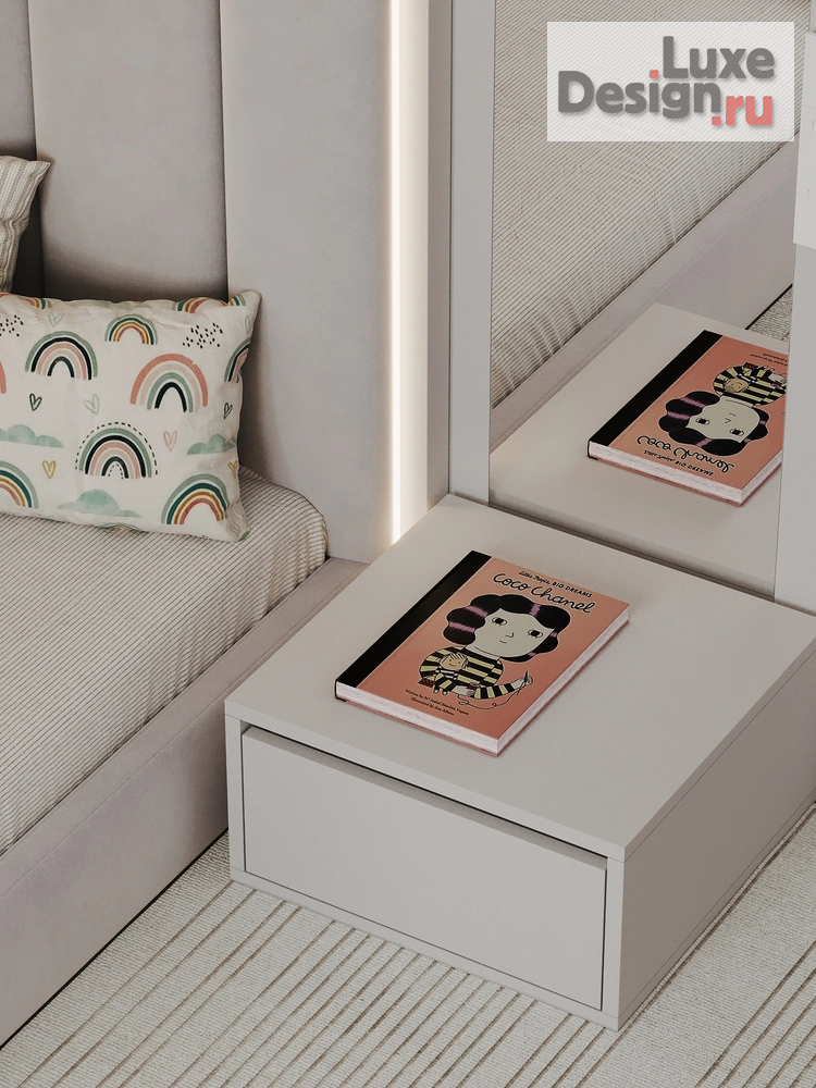 Дизайн интерьера трехкомнатной квартиры "ЖК АТМОСФЕРА " (фото 44)