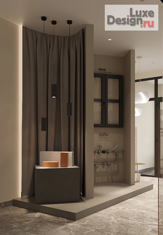 Дизайн интерьера офиса "Офис продаж застройщика" (фото 9)