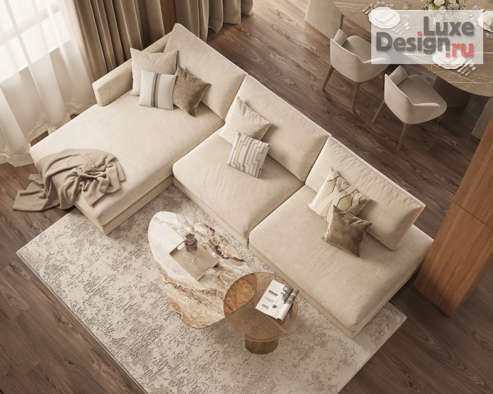 Дизайн интерьера коттеджа "Проект дома в коттеджном посёлке Образцово" (фото 6)