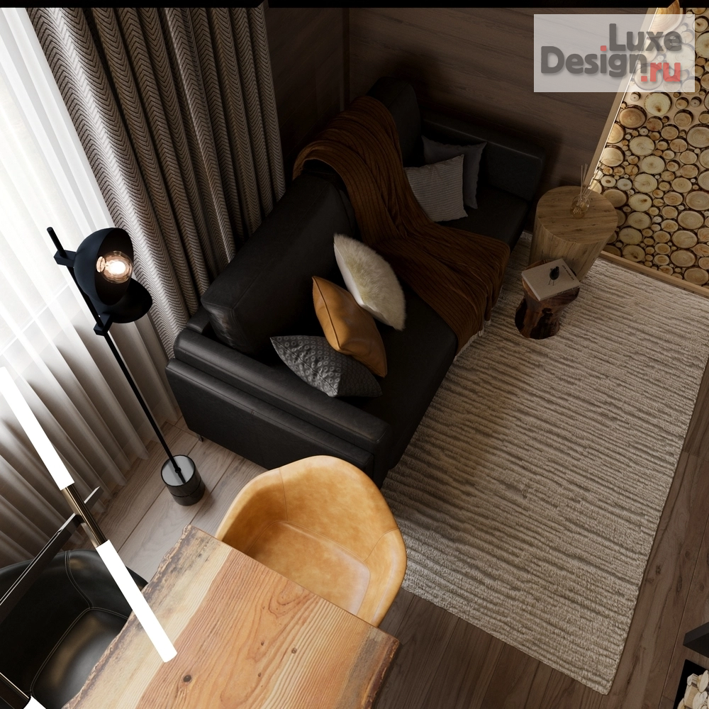 Дизайн интерьера бани "Фрагмент частного банного комплекса" (фото 1)