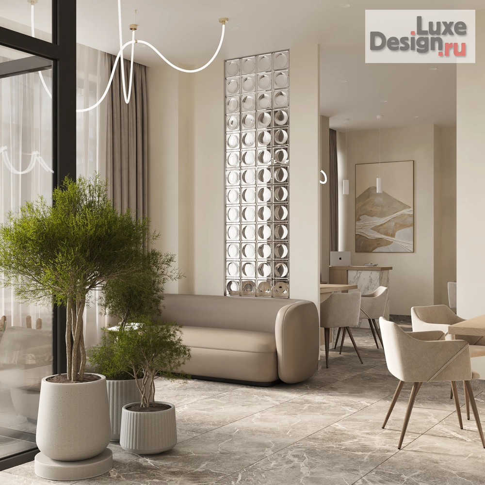 Дизайн интерьера офиса "Офис продаж застройщика" (фото 2)