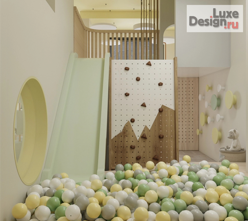 Дизайн интерьера клуба "Детское игровое пространство в жилом комплексе" (фото 1)