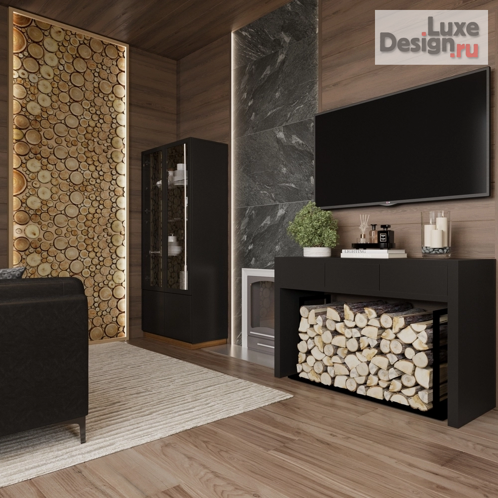 Дизайн интерьера бани "Фрагмент частного банного комплекса" (фото 6)