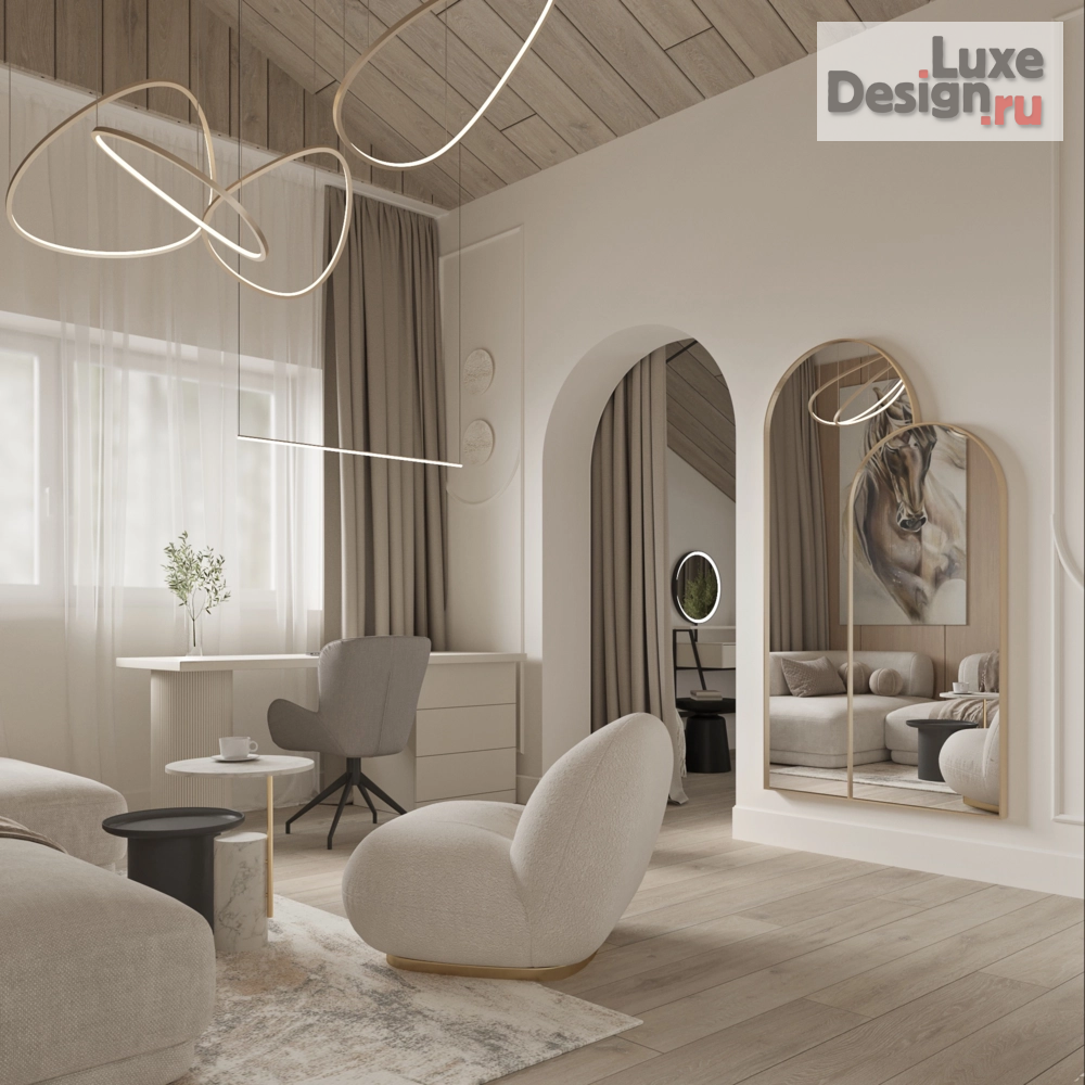 Дизайн интерьера коттеджа "Проект дома в коттеджном посёлке Образцово" (фото 19)