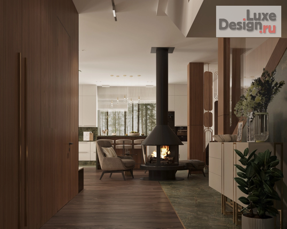 Дизайн интерьера коттеджа "Проект дома в коттеджном посёлке Образцово" (фото 3)