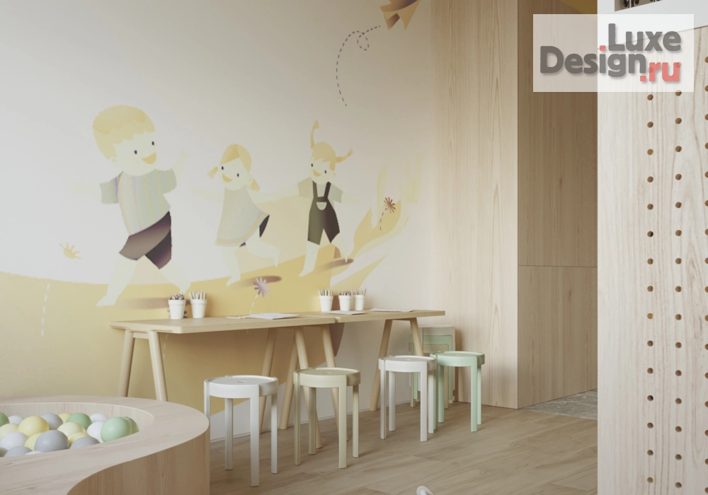 Дизайн интерьера клуба "Детское игровое пространство в жилом комплексе" (фото 11)