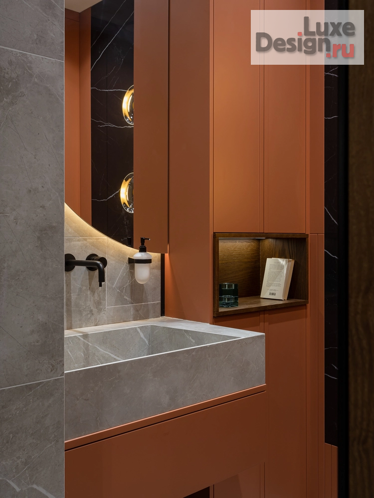 дизайн интерьера санузла "Фото санузла, ЖК Макаровский квартал VI" (фото 1)