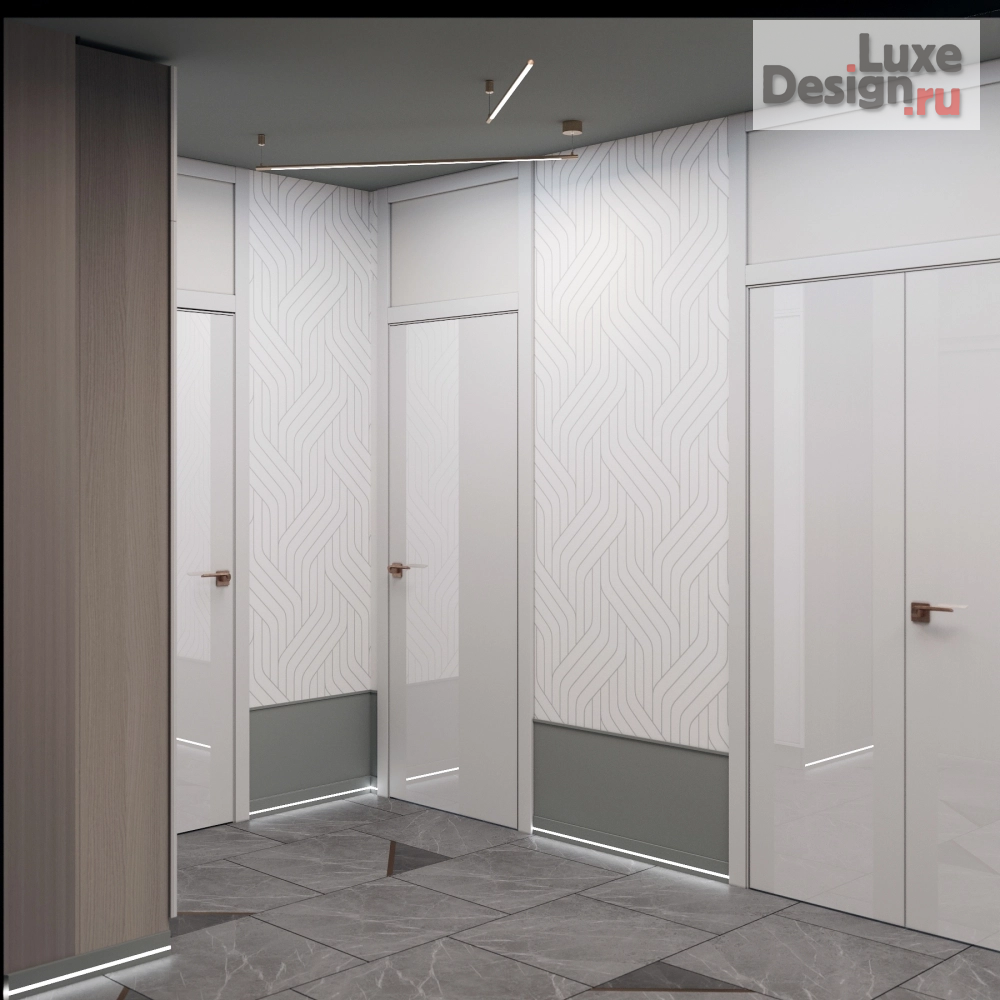 Дизайн интерьера прихожей "ЖК Тринити, холл-прихожая" (фото 7)
