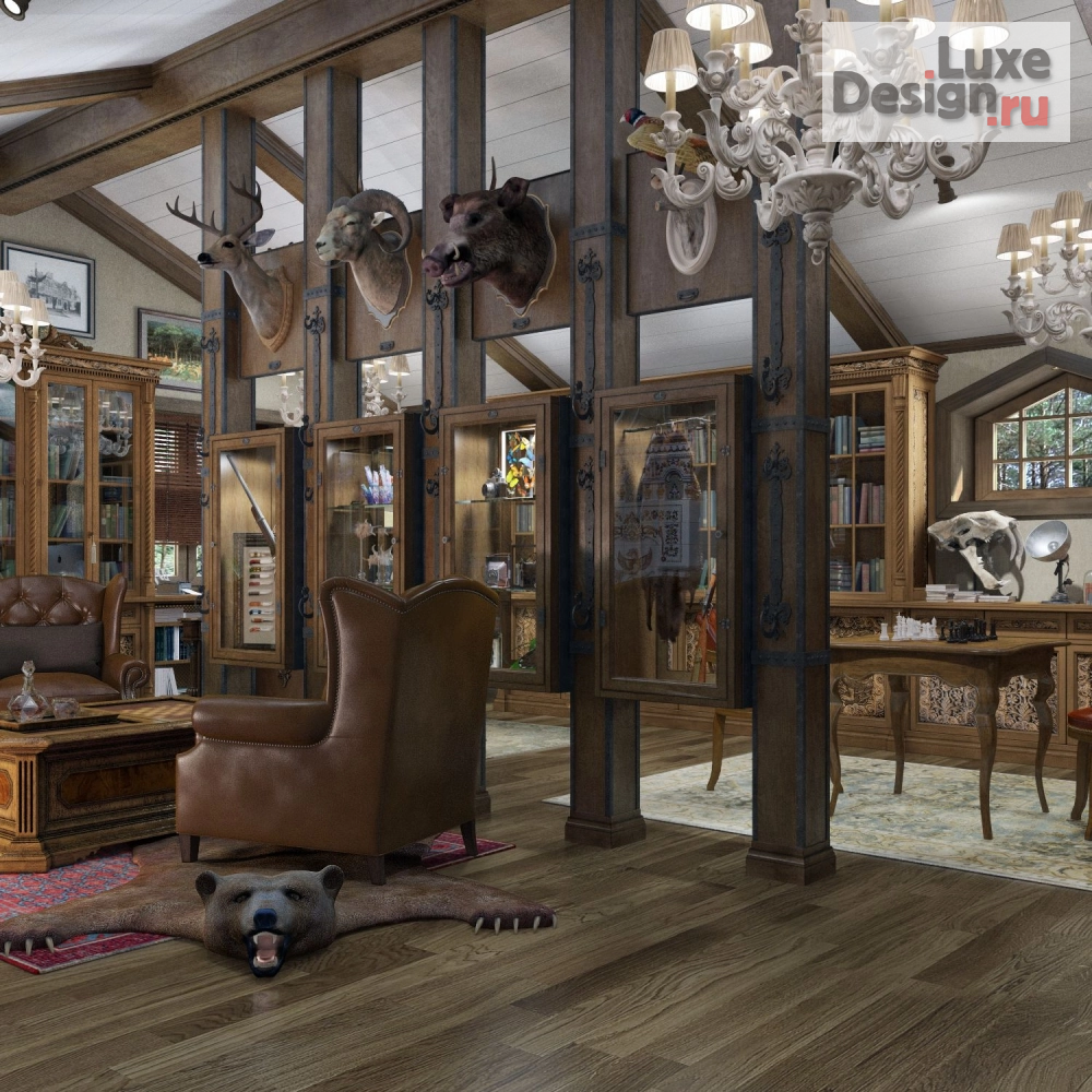 Дизайн интерьера загородного дома "Загородный дом с винотекой" (фото 42)