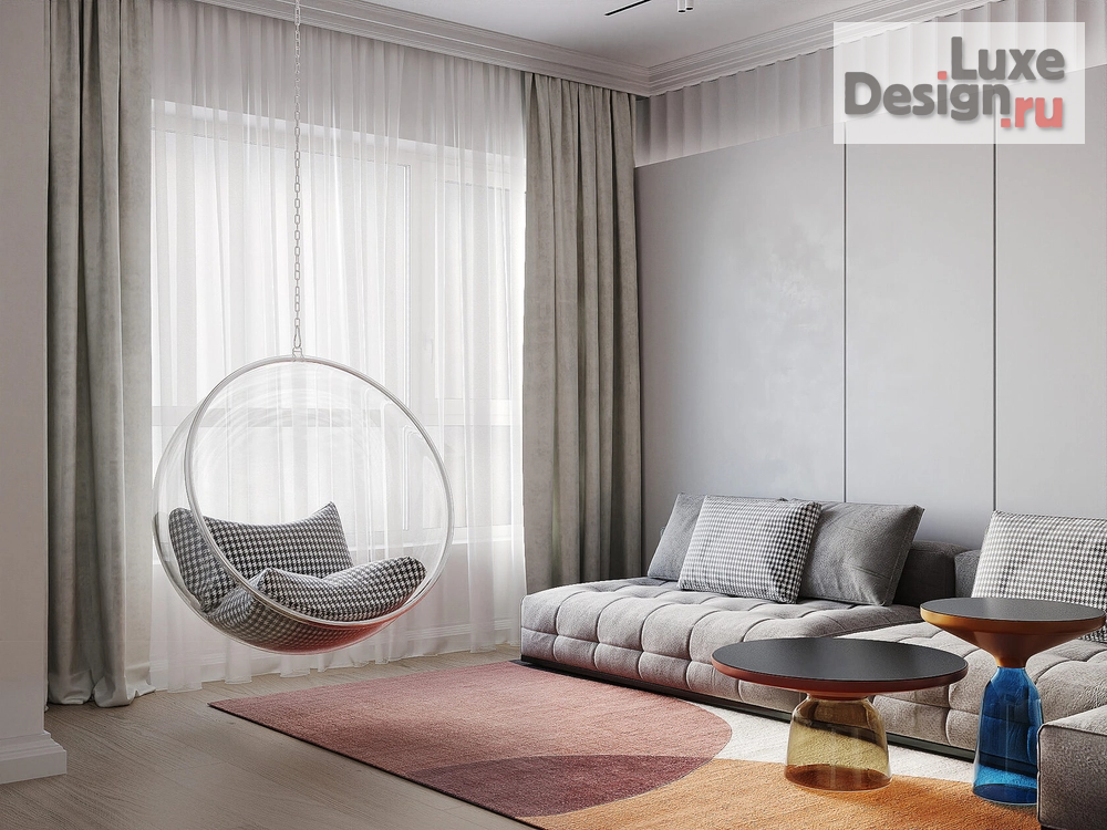 Дизайн интерьера двухкомнатной квартиры "Дизайн квартиры ЖК Clever Park" (фото 5)