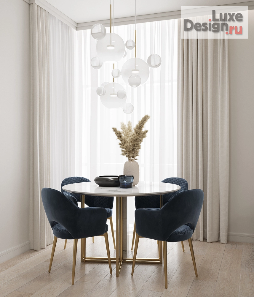 Дизайн интерьера трехкомнатной квартиры "Дизайн квартиры ЖК Парк Столиц" (фото 6)