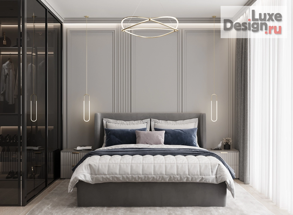 Дизайн интерьера трехкомнатной квартиры "Дизайн квартиры ЖК Парк Столиц" (фото 9)