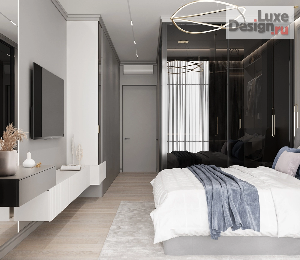 Дизайн интерьера трехкомнатной квартиры "Дизайн квартиры ЖК Парк Столиц" (фото 11)