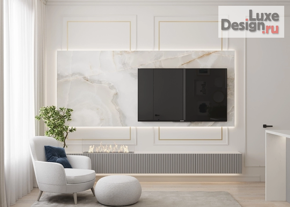 Дизайн интерьера трехкомнатной квартиры "Дизайн квартиры ЖК Парк Столиц" (фото 3)