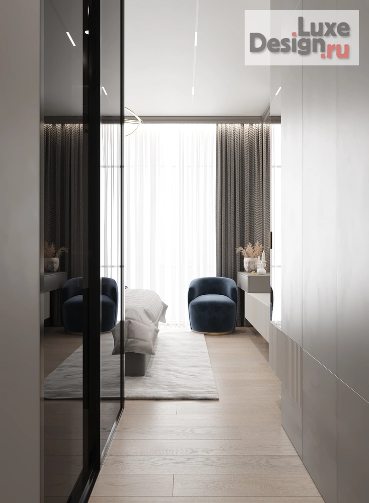 Дизайн интерьера трехкомнатной квартиры "Дизайн квартиры ЖК Парк Столиц" (фото 12)