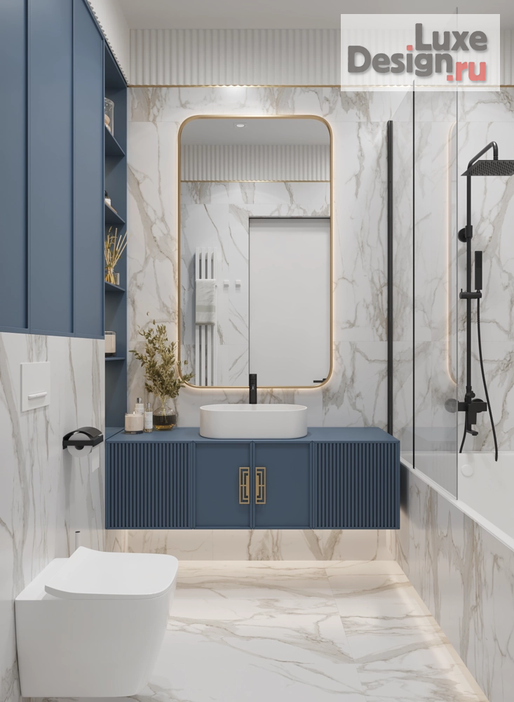 Дизайн интерьера трехкомнатной квартиры "Дизайн квартиры ЖК Парк Столиц" (фото 36)