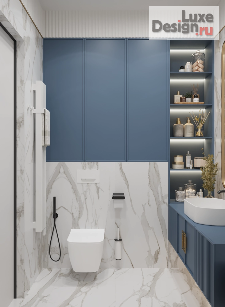 Дизайн интерьера трехкомнатной квартиры "Дизайн квартиры ЖК Парк Столиц" (фото 37)