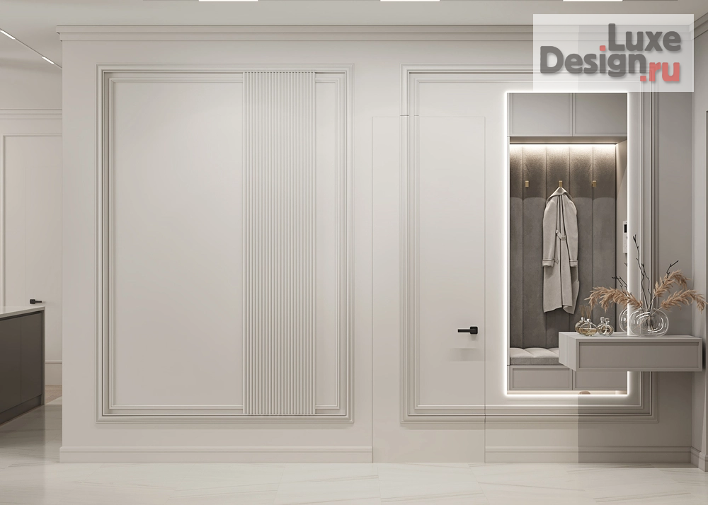 Дизайн интерьера трехкомнатной квартиры "Дизайн квартиры ЖК Парк Столиц" (фото 21)