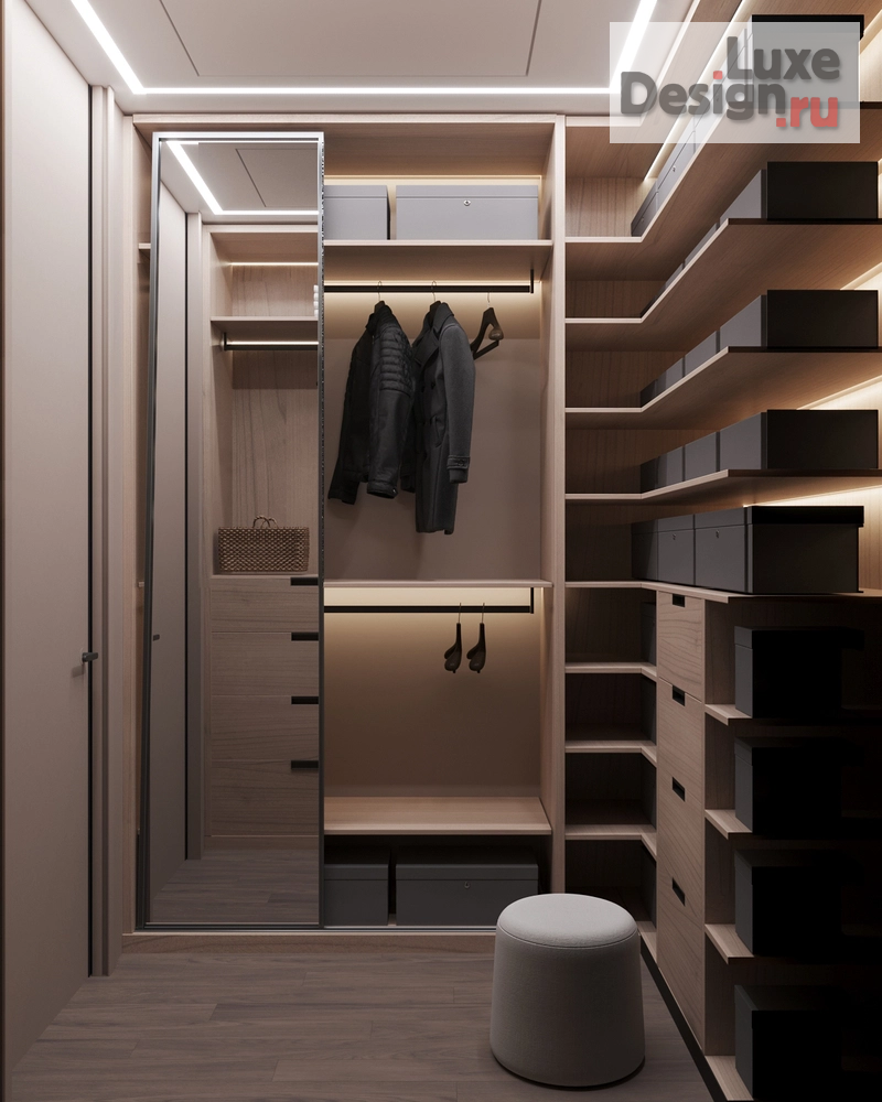 Дизайн интерьера четырехкомнатной квартиры "Дизайн квартиры ЖК Ривьера" (фото 29)