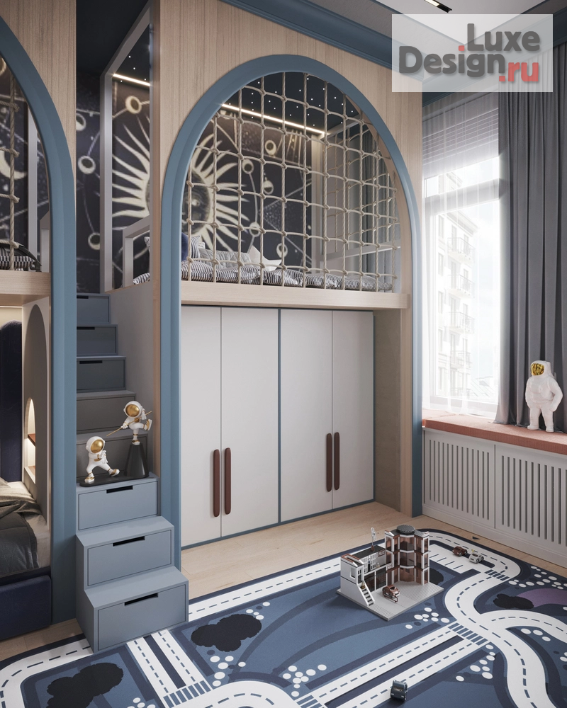 Дизайн интерьера четырехкомнатной квартиры "Дизайн квартиры ЖК Ривьера" (фото 42)