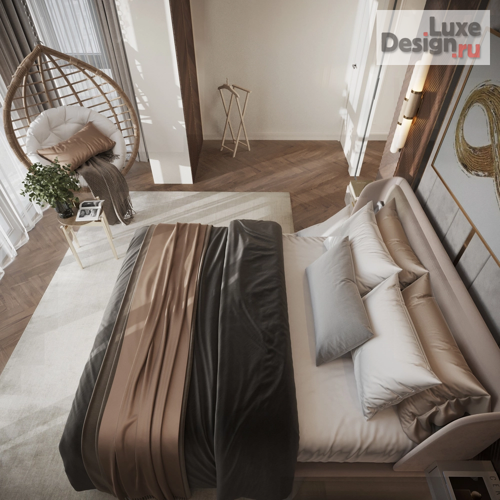 Дизайн интерьера четырехкомнатной квартиры "Дизайн квартиры ЖК Ривьера" (фото 59)