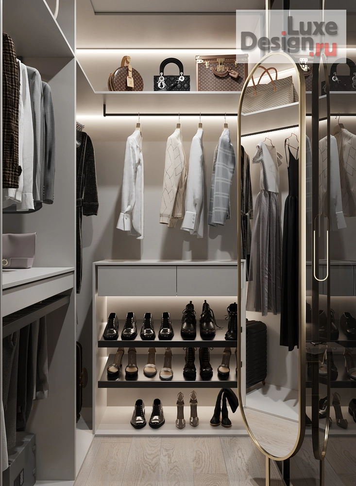 Дизайн интерьера трехкомнатной квартиры "Дизайн квартиры ЖК Парк Столиц" (фото 17)