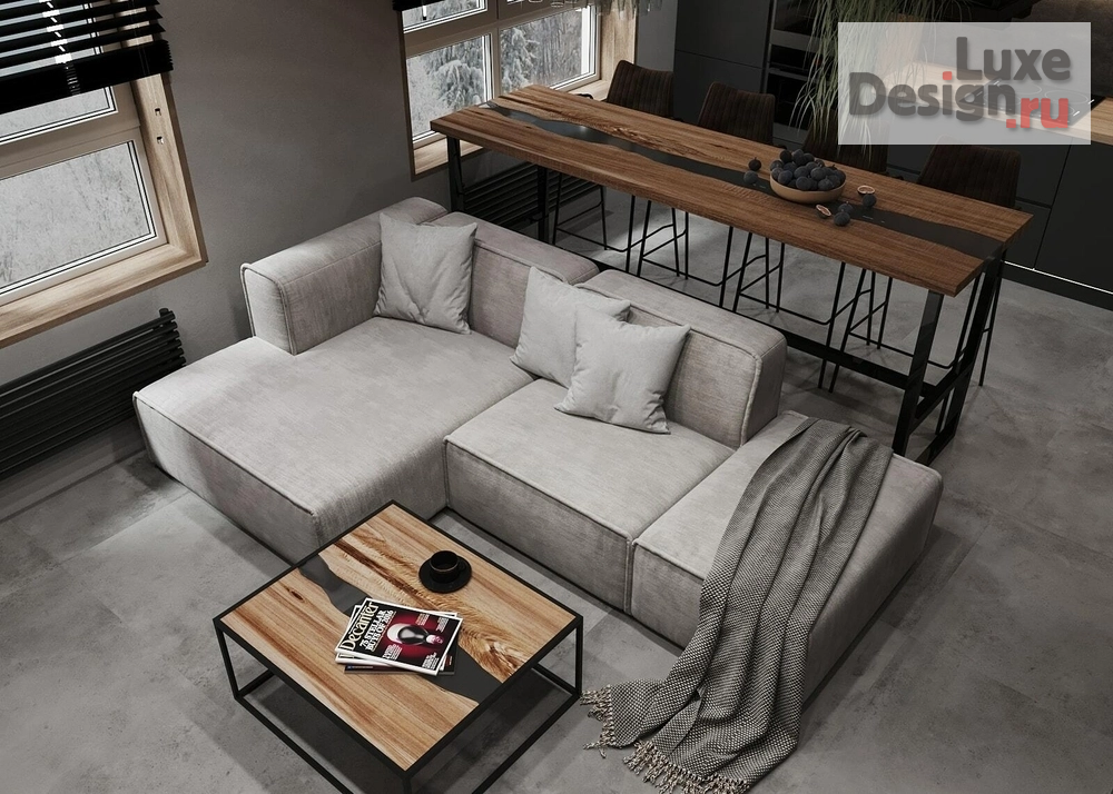 Дизайн интерьера двухкомнатной квартиры "Дизайн квартиры ЖК Женева" (фото 4)