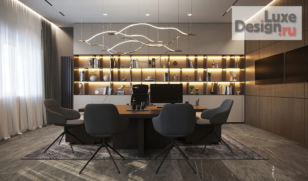 Дизайн интерьера офиса "Дизайн офиса строительной компании" (фото 6)