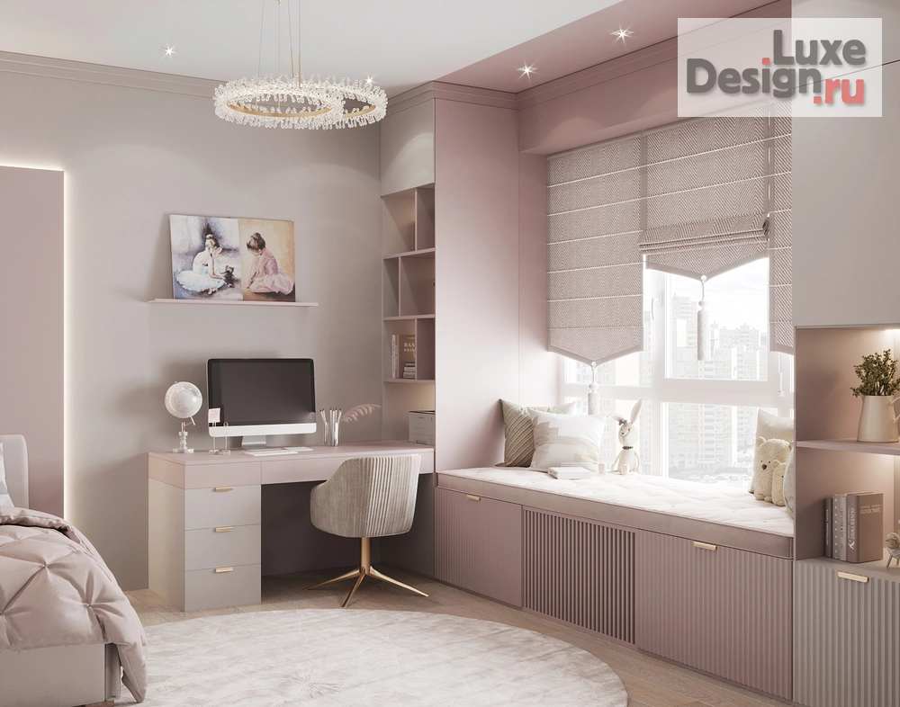 Дизайн интерьера трехкомнатной квартиры "Дизайн квартиры ЖК Парк Столиц" (фото 25)