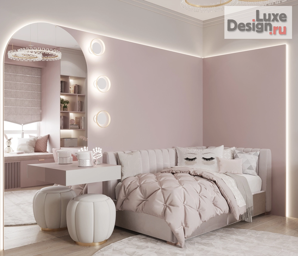 Дизайн интерьера трехкомнатной квартиры "Дизайн квартиры ЖК Парк Столиц" (фото 27)