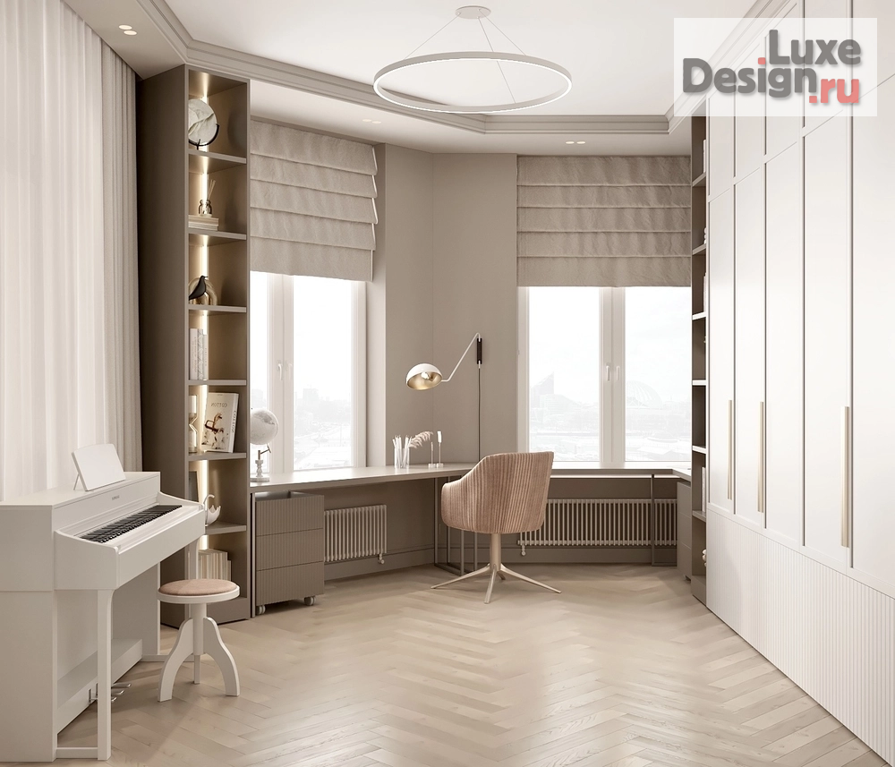 Дизайн интерьера трехкомнатной квартиры "Дизайн квартиры ЖК Ривьера" (фото 38)