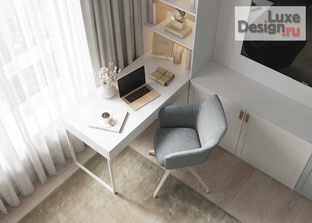 Дизайн интерьера трехкомнатной квартиры "Дизайн квартиры ЖК Парк Столиц" (фото 47)