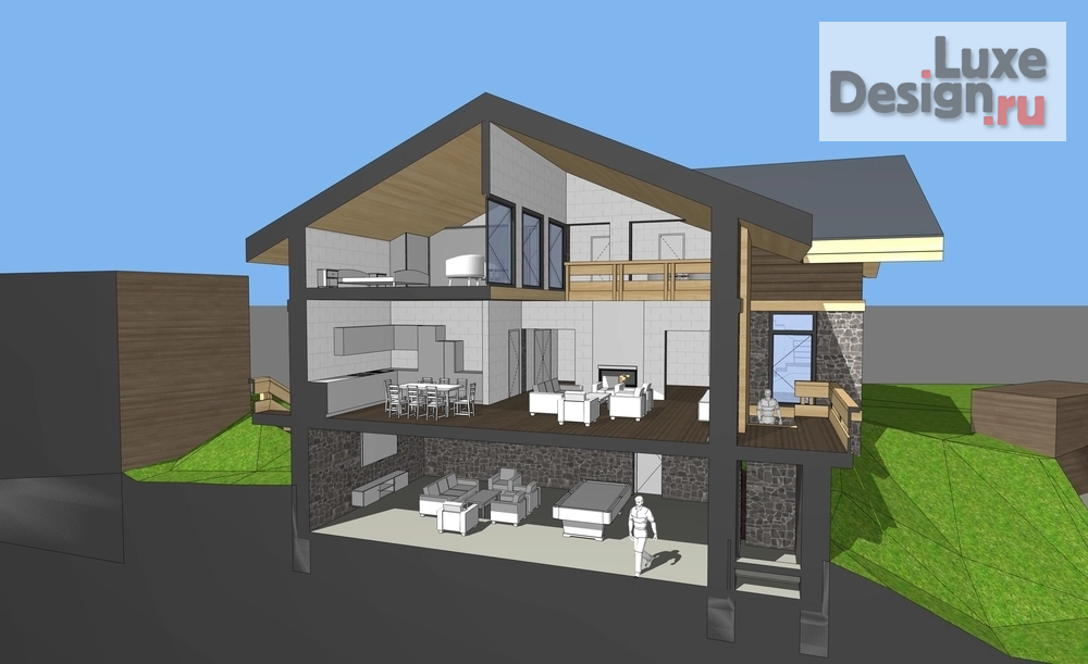 Частная архитектура "Альпийский дом " (фото 4)