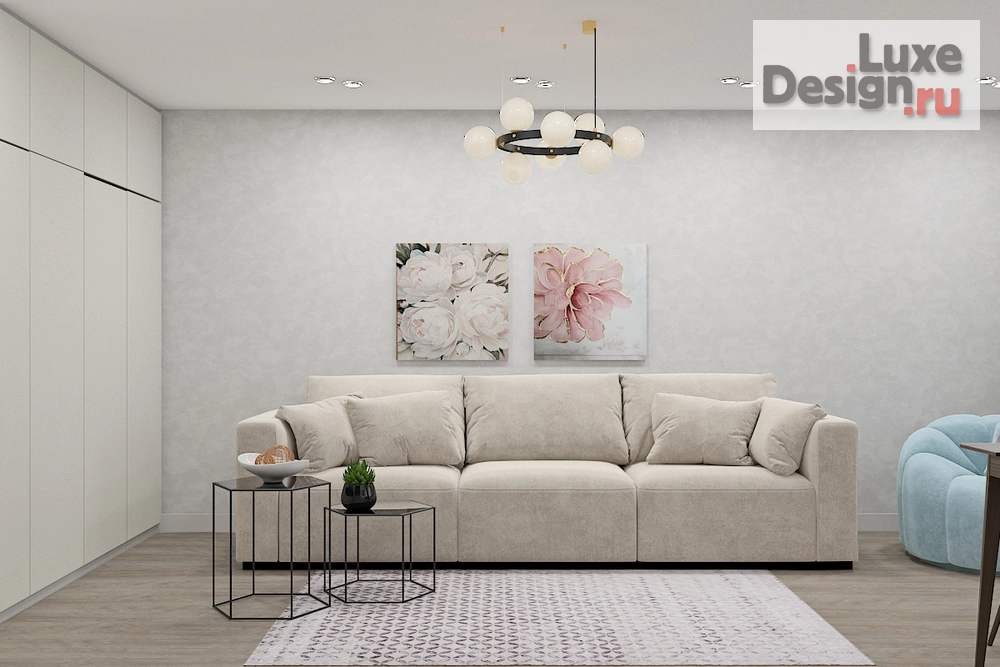 Дизайн интерьера трехкомнатной квартиры "Дизайн трех комнатной квартиры" (фото 5)