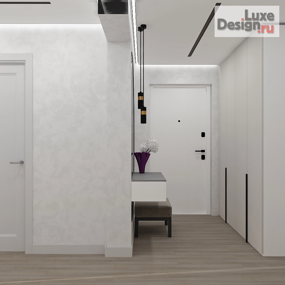 Дизайн интерьера трехкомнатной квартиры "Дизайн трех комнатной квартиры" (фото 17)