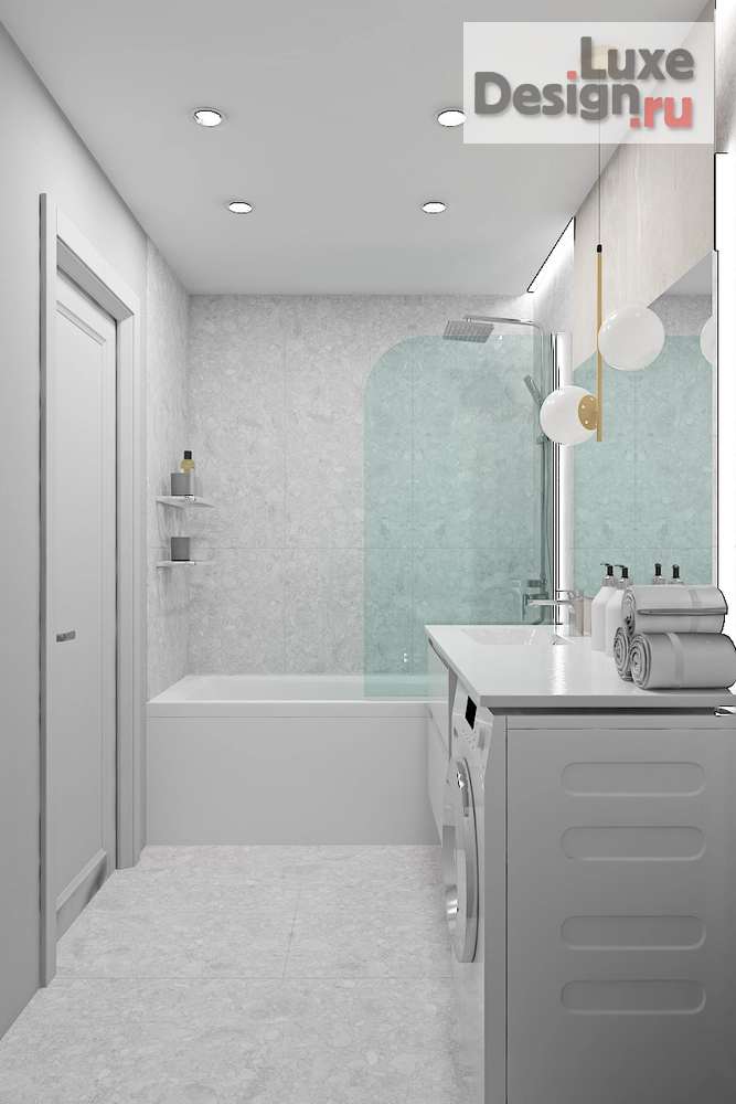 Дизайн интерьера трехкомнатной квартиры "Дизайн трех комнатной квартиры" (фото 22)